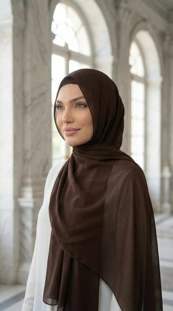 وشاح الشيفون الفاخر